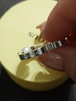 Colgante silueta perla