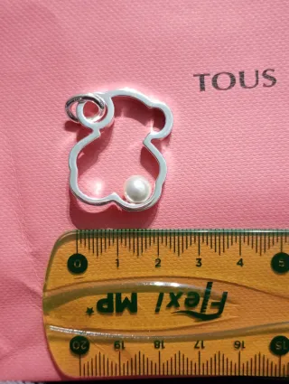 Colgante silueta perla