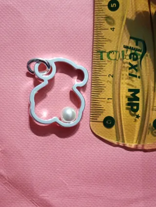 Colgante silueta perla