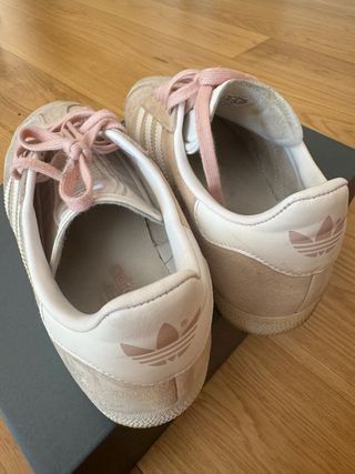 Adidas Gazelle Mujer Beige