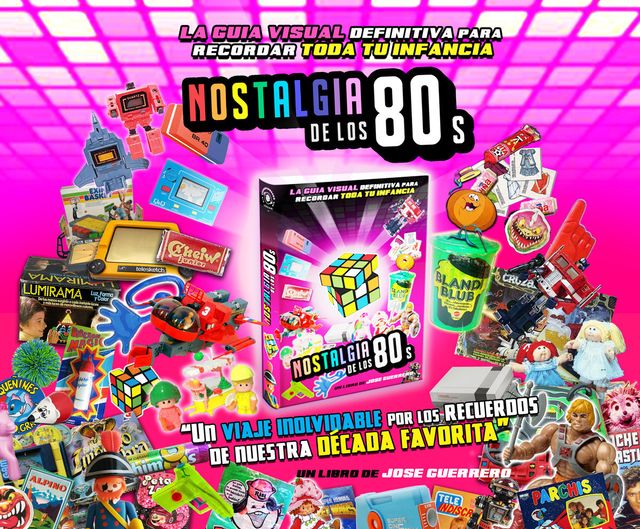 LIBRO NOSTALGIA de los 80 - NUEVO A ESTRENAR!!