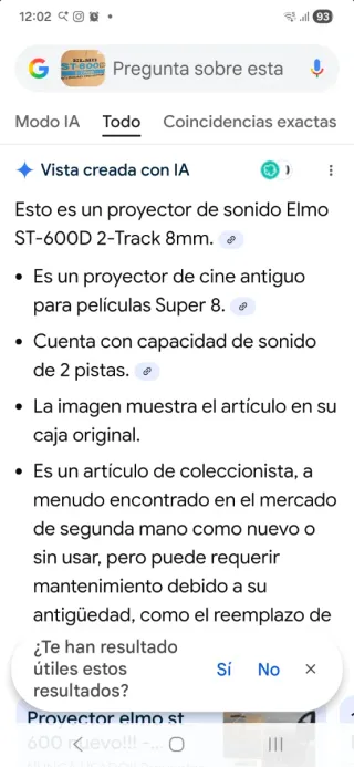 Proyector de sonido Elmo ST-600D