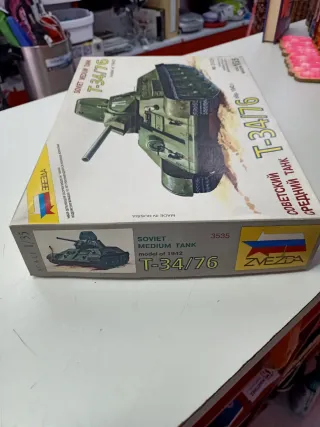 Maqueta Tanque Soviético T-34/76 Escala 1/35