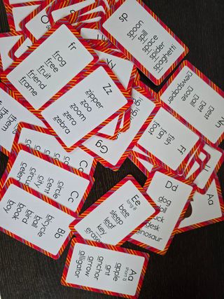 Lote de 54 Flashcards Fonética Brighter (Inglés)