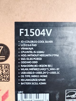 Portátil ASUS Vivobook Nuevo