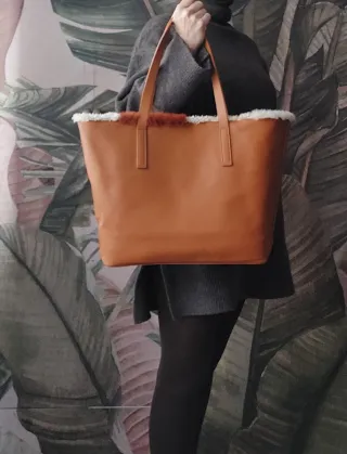 Bolso reversible patchwork multicolor