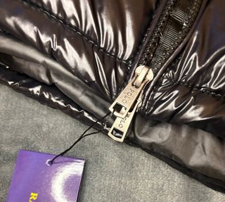 Chaqueta Acolchada Ralph Lauren Negra Brillante