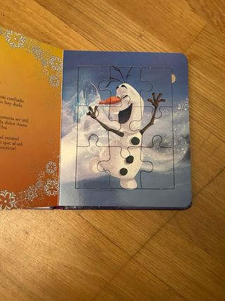 FROZEN LIBRO PUZZLE MEDIANO Nº 1