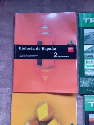Libros de segundo de bachillerato