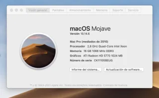 Mac Pro 5.1 2010 Plata