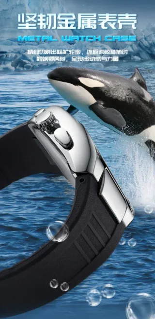 Reloj Mark Fairwhale Hombre Cronógrafo Negro/Plata