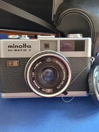 Minolta Hi-Matic F telemetrica vintage