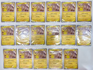 4x Pokémon Pikachu at the Museum- Jumbo Sellado