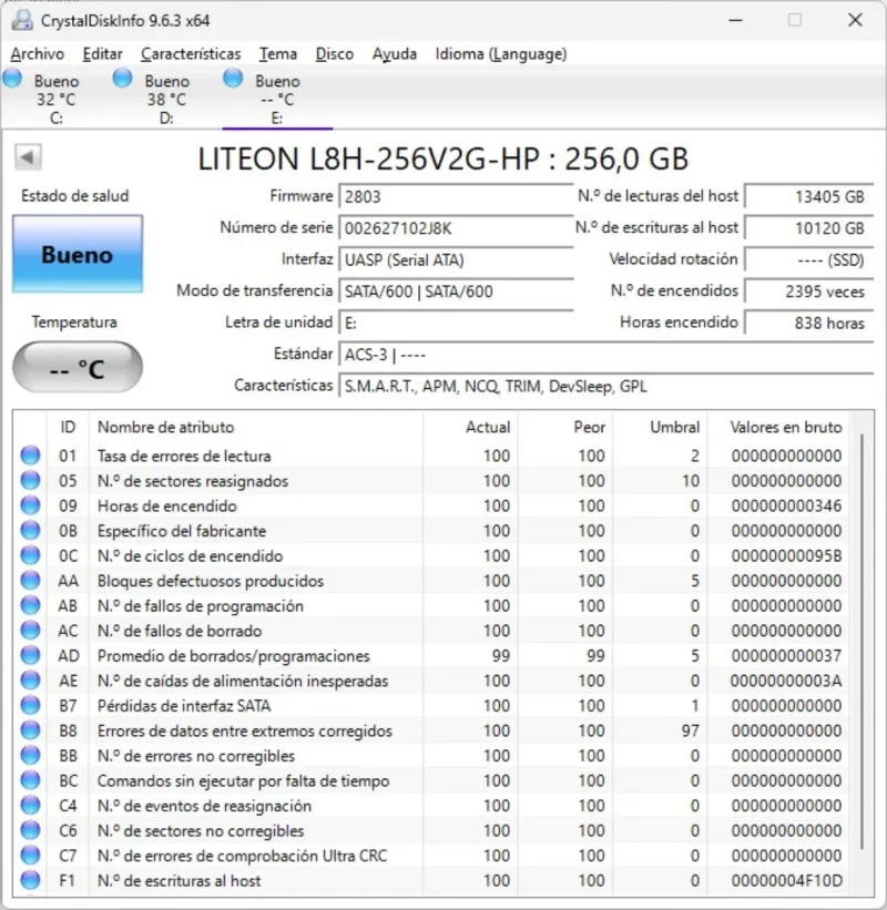 SSD 256GB Lite-On afbeelding 2