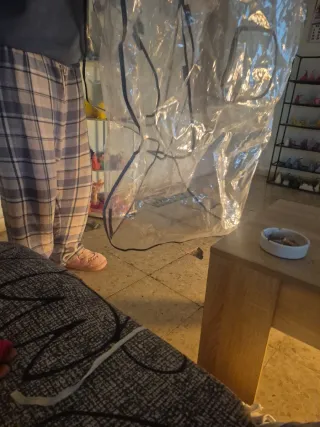 Plástico lluvia carro gemelar