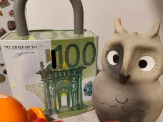 Huchas decorativas: pato, caracol y búho