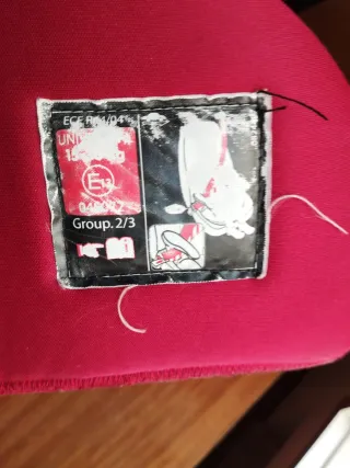 Silla de coche para bebé rosa