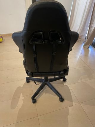 Silla Gaming Negra y Gris