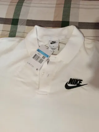 Polo Nike Blanco Talla M