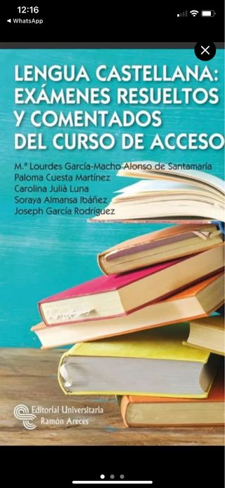 Libros de la UNED prueba acceso a la universidad