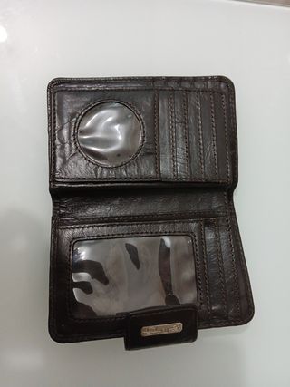 Cartera Billabong Marrón Estampada