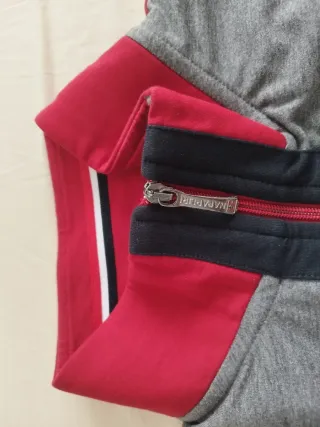 Sudadera Napapijri Roja y Gris, hombre, M