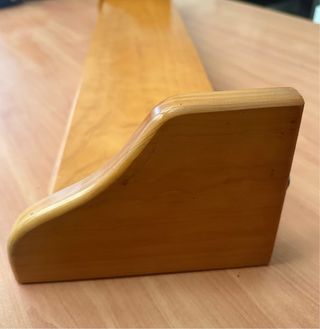 Estante de pared madera 80x19 cm miel