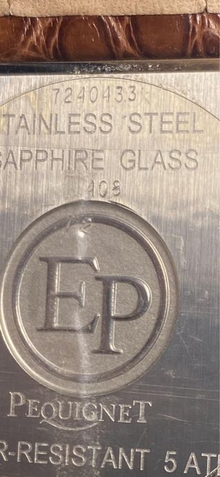 Reloj Pequignet Cuadrado Piel Marrón