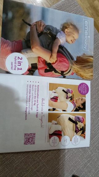 Mochila portabebés Emeibaby