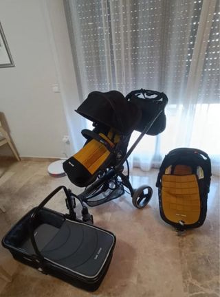Carrito de bebé Be Cool con capazo y saco