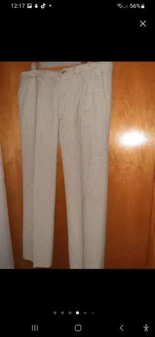Lote 10 Pantalones Pinzas Caballero