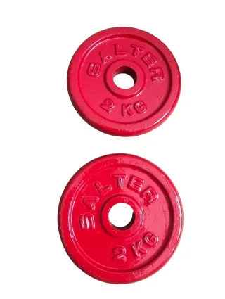 DISCOS DE PESAS SALTER DE 2KG Y 30MM