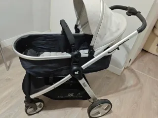Carrito Kikkaboo 3 en 1. Capazo,portabebe y silla