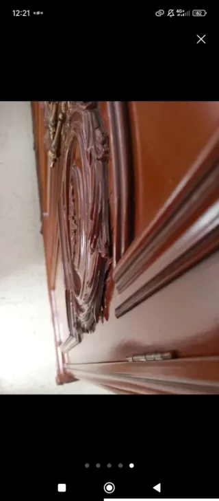 Armario 3 puertas madera clásico