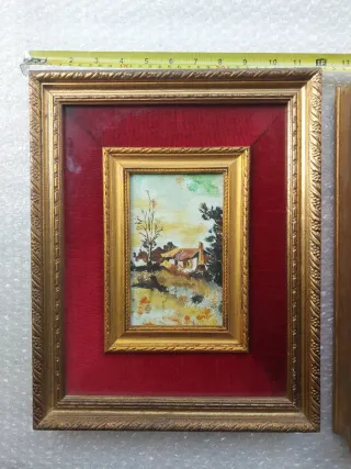 Coppia quadri antichi