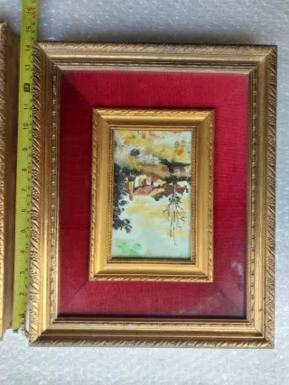 Coppia quadri antichi