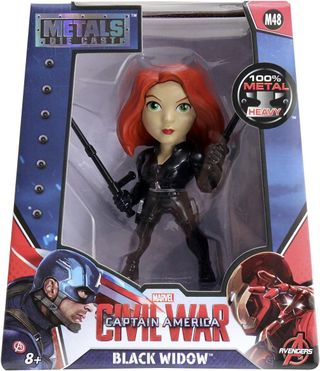 Black Widow Capitán América Metals Die Cast
