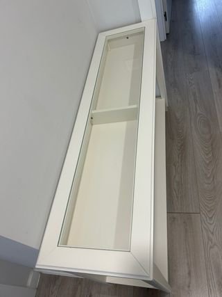 Consola recibidor Liatorp Ikea blanca