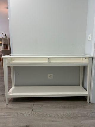 Consola recibidor Liatorp Ikea blanca