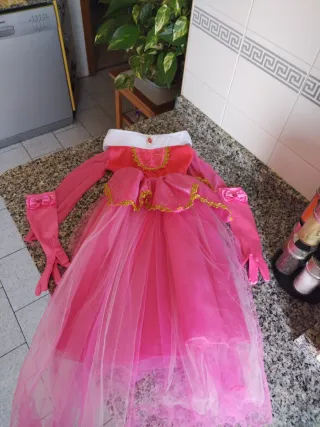 Disfraz infantil princesa rosa