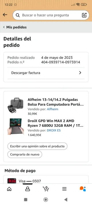 GPD Win MAX 2 - Portátil Gaming 32GB/1TB