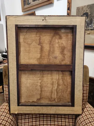 Cuadro Santa Bárbara colonial S. XVIII