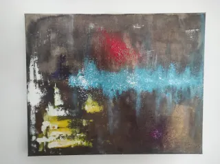 Cuadro abstracto decoración