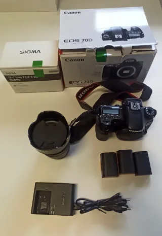 Canon EOS 70D + Sigma 17-70mm