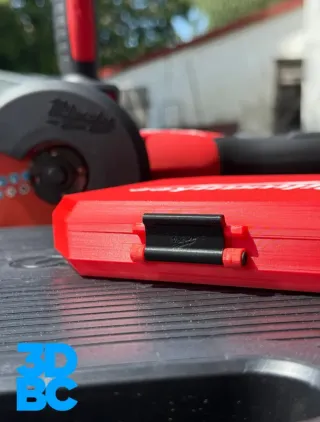 Caja para discos metal 125mm (estilo Milwaukee)