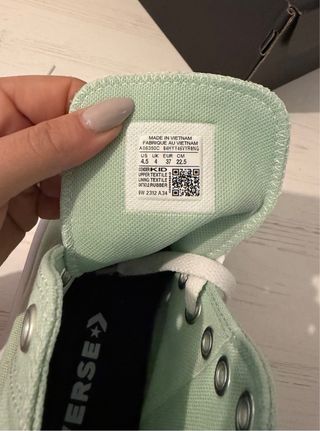 Converse Verde Talla 38