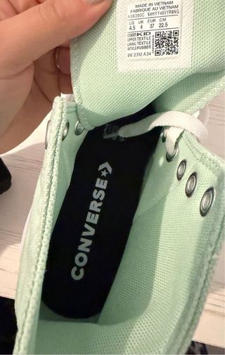 Converse Verde Talla 38