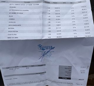 Yamaha Aerox Negra Automática