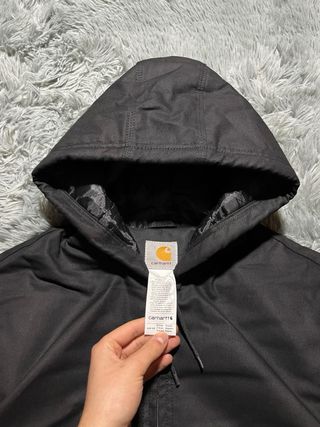 Chaqueta Carhartt Negra Capucha Vintage WIP 90’s