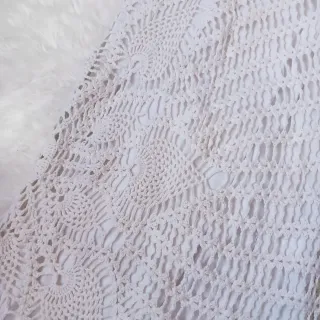 Vestido de crochet Stradivarius 2000s